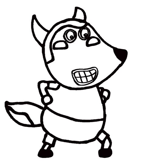 wolfoo ausmalbilder|Wolfoo Coloring Page